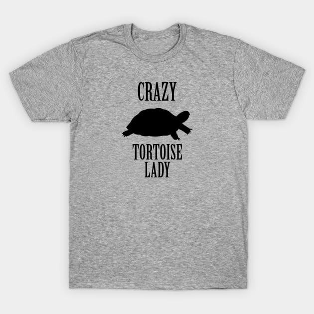 Crazy Tortoise Lady T-Shirt by The Lemon Stationery & Gift Co